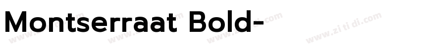 Montserraat Bold字体转换